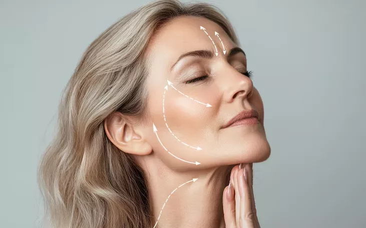 Tratamento facial para rejuvenescimento e firmeza da pele.